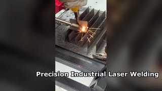 Solution de haute précision de soudeuse laser portative industrielle