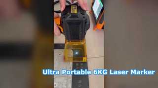 Marqueur laser portable 6 kg | Pour la gravure sur site et en atelier